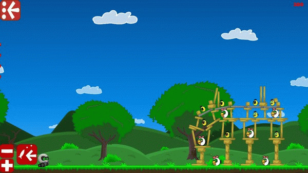 Игра Robot vs Birds Zombies, скриншот