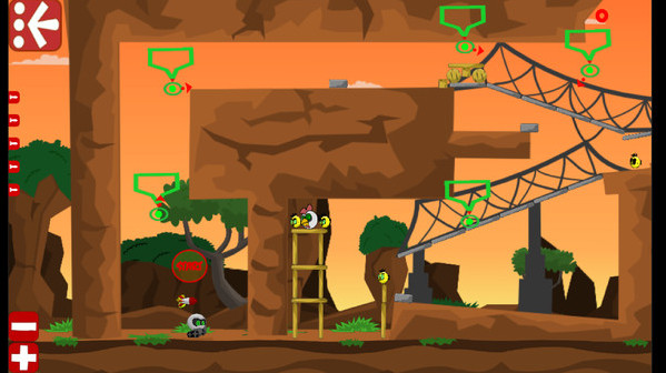 Игра Robot vs Birds Zombies, скриншот