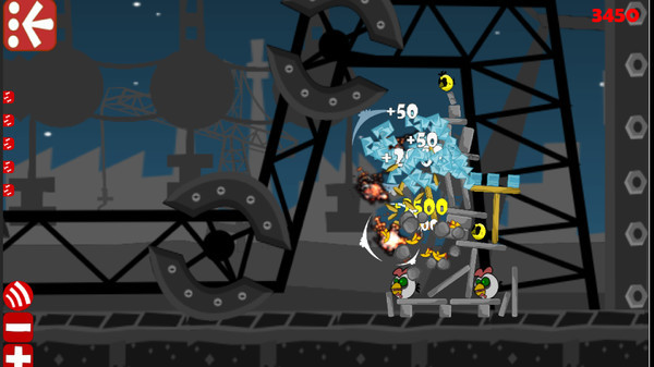 Игра Robot vs Birds Zombies, скриншот