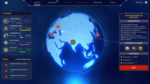 Игра Robothorium, скриншот