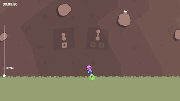 Игра rock climbing, скриншот