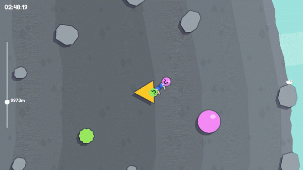 Игра rock climbing, скриншот