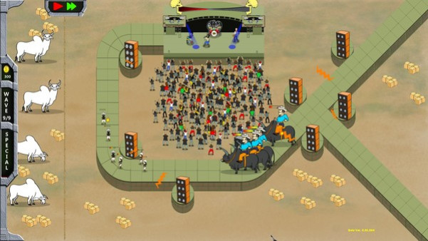 Игра Rock 'N' Roll Defense, скриншот