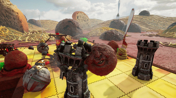 Игра Rock of Ages 3: Make & Break, скриншот