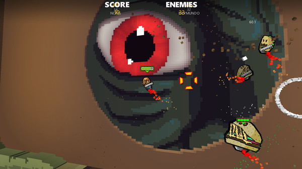 Игра Rocket Riot, скриншот