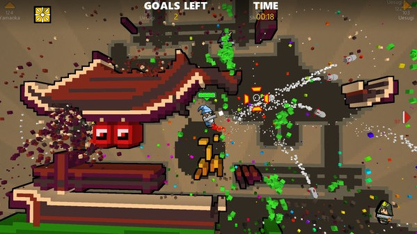 Игра Rocket Riot, скриншот