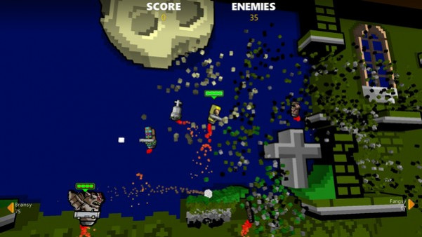 Игра Rocket Riot, скриншот