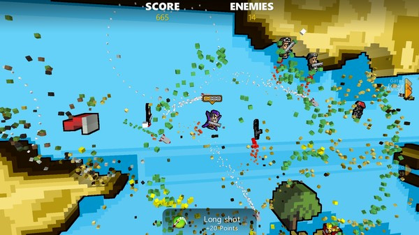 Игра Rocket Riot, скриншот