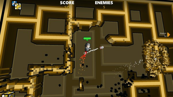 Игра Rocket Riot, скриншот