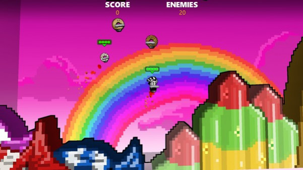 Игра Rocket Riot, скриншот