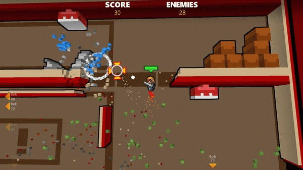 Игра Rocket Riot, скриншот