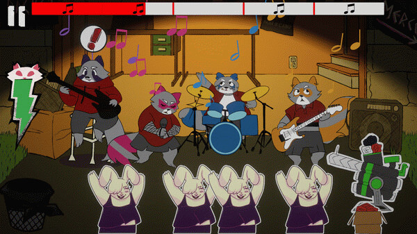 Игра Rockin' Racket, скриншот