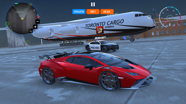 Игра ROD Multiplayer Car Driving, скриншот