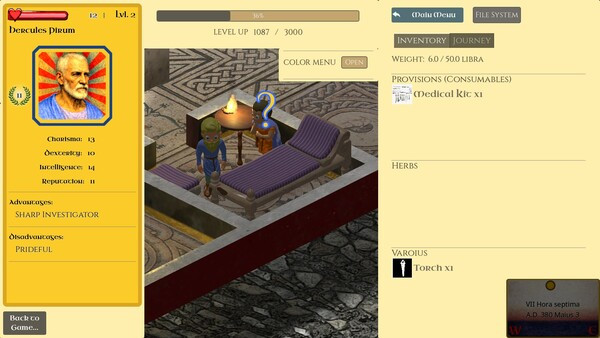 Игра Rod of Asclepius, скриншот