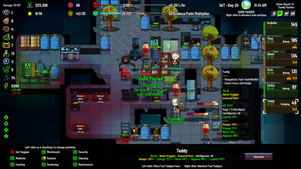 Игра Rogue AI Simulator, скриншот