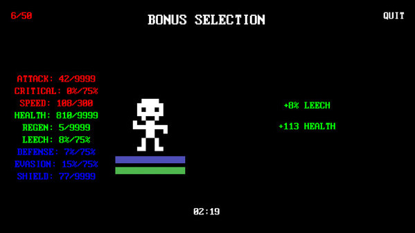 Игра Rogue Battler, скриншот
