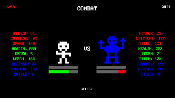 Игра Rogue Battler, скриншот