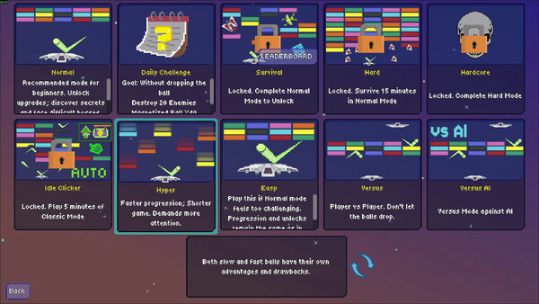Игра Rogue Bricks, скриншот