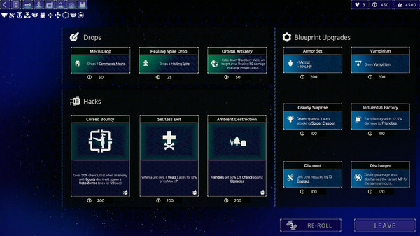 Игра Rogue Command, скриншот