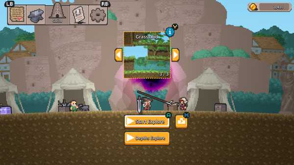 Игра Rogue Explorer, скриншот