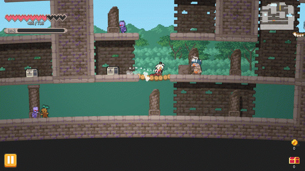 Игра Rogue Explorer, скриншот