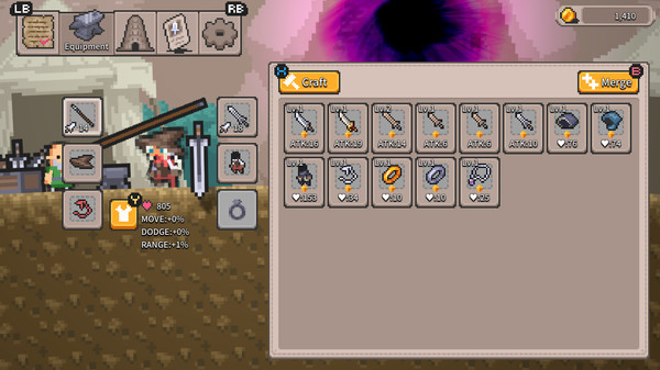 Игра Rogue Explorer, скриншот