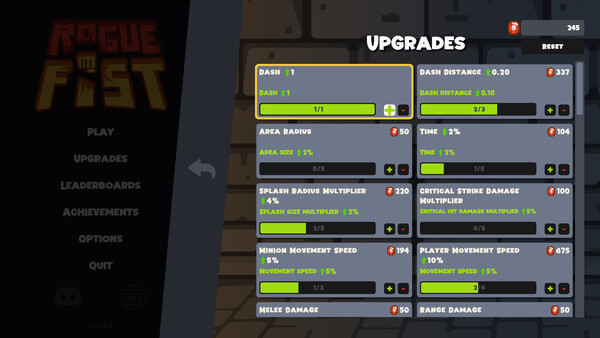 Игра Rogue Fist, скриншот