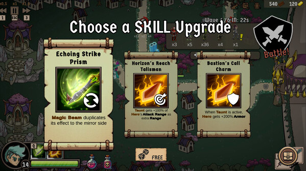 Игра Rogue Kingdoms, скриншот