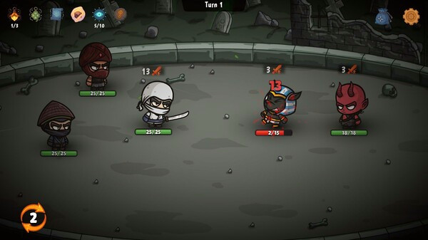 Игра Rogue Ninjas, скриншот