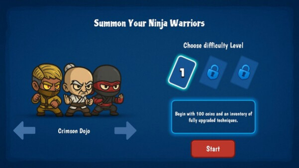 Игра Rogue Ninjas, скриншот