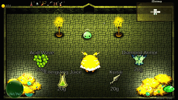 Игра Rogue Slime, скриншот