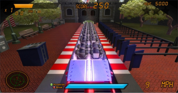 Игра Roller Coaster Rampage, скриншот