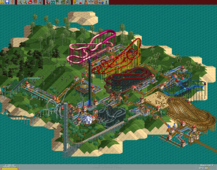 Игра RollerCoaster Tycoon: Deluxe, скриншот