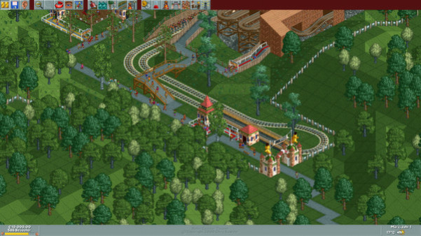 Игра RollerCoaster Tycoon: Deluxe, скриншот
