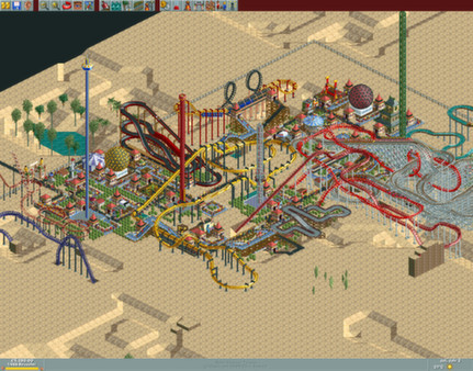 Игра RollerCoaster Tycoon: Deluxe, скриншот