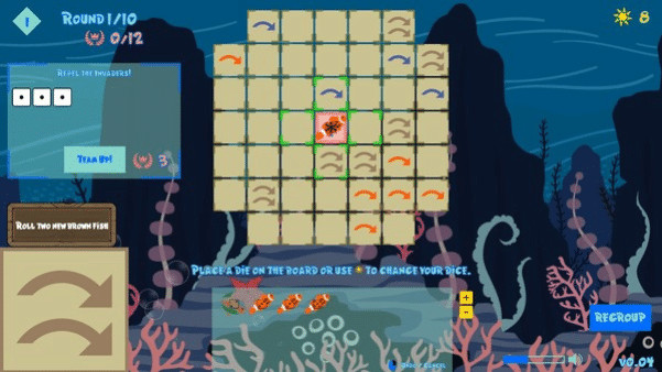 Игра Rolling in the Reef, скриншот