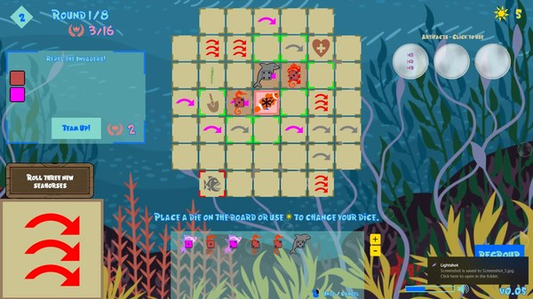 Игра Rolling in the Reef, скриншот
