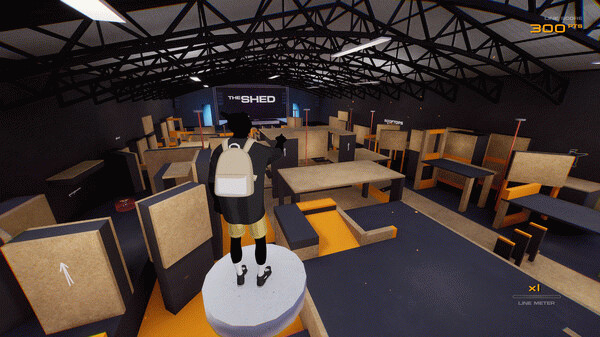 Игра Rooftops & Alleys: The Parkour Game, скриншот