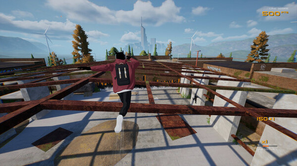 Игра Rooftops & Alleys: The Parkour Game, скриншот