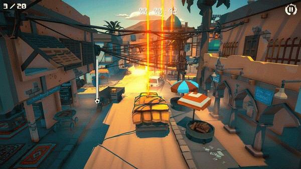 Игра ROOM FOOTBALL - Sand Storm, скриншот