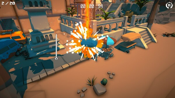 Игра ROOM FOOTBALL - Sand Storm, скриншот