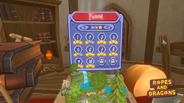 Игра Ropes And Dragons VR, скриншот