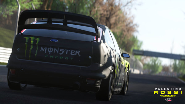 Игра Rossi Ford Focus Rally car 2009, скриншот