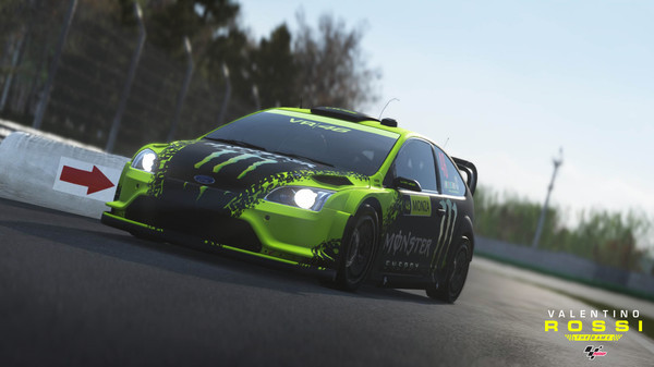 Игра Rossi Ford Focus Rally car 2009, скриншот