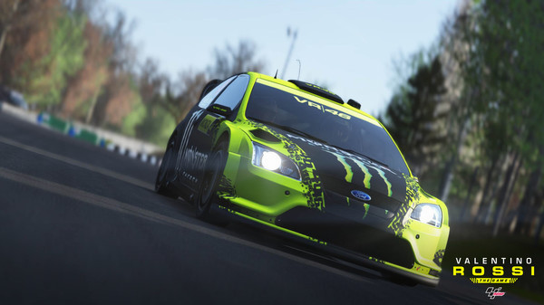 Игра Rossi Ford Focus Rally car 2009, скриншот
