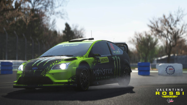 Игра Rossi Ford Focus Rally car 2009, скриншот