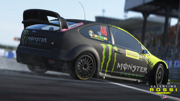 Игра Rossi Ford Focus Rally car 2009, скриншот