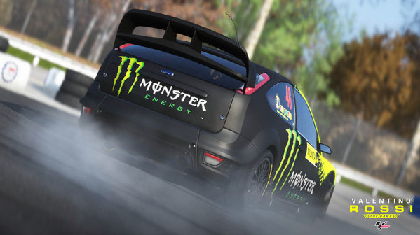 Игра Rossi Ford Focus Rally car 2009, скриншот