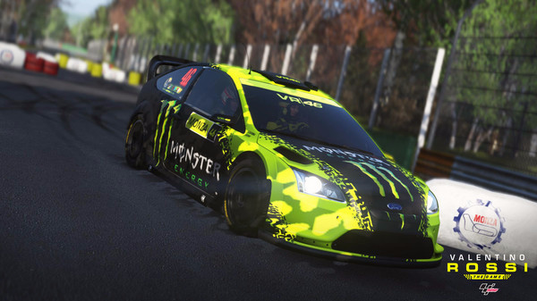 Игра Rossi Ford Focus Rally car 2009, скриншот