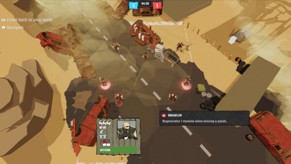 Игра Rough Rivals, скриншот